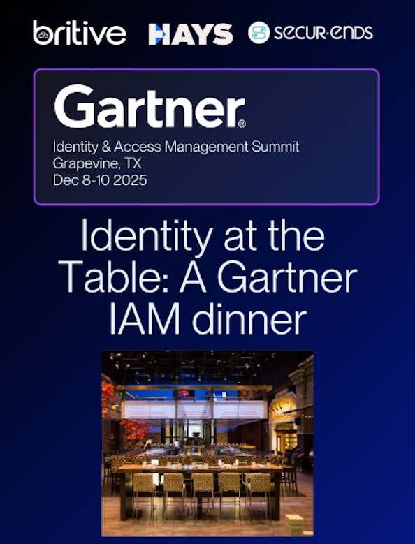 Gartner IAM Partner Dinner