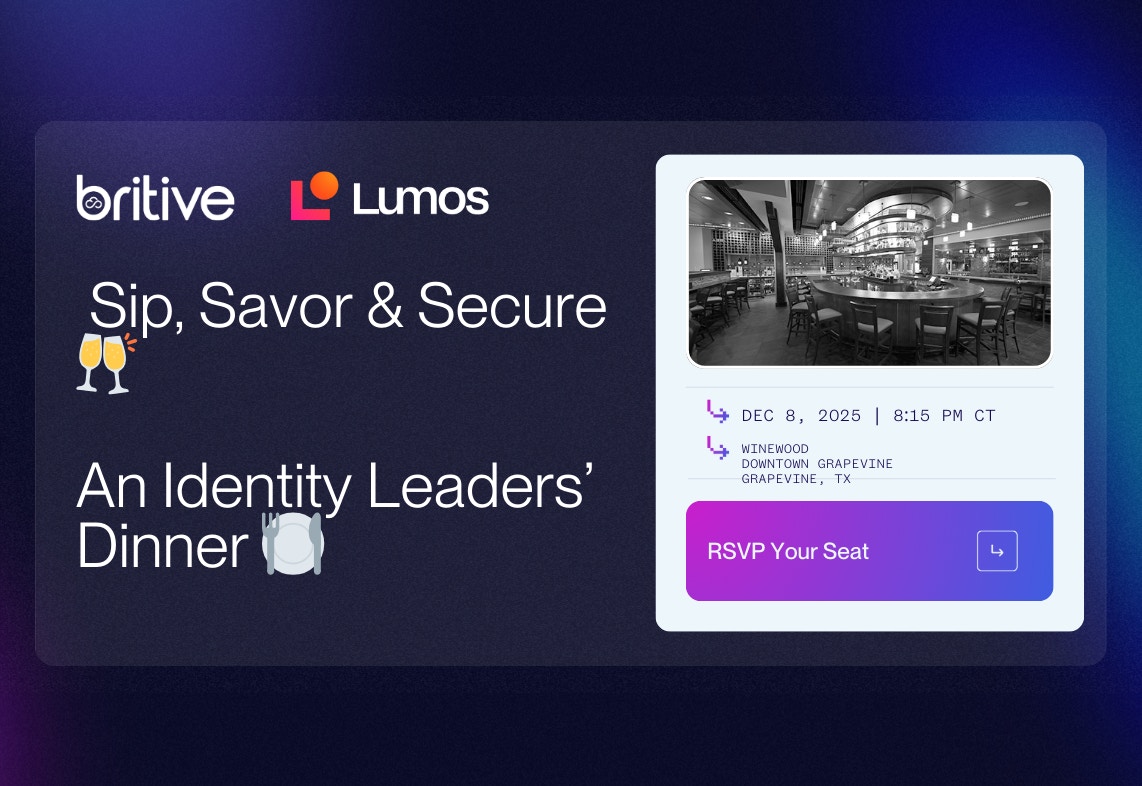 Sip, Savor & Secure gartner iam dinner