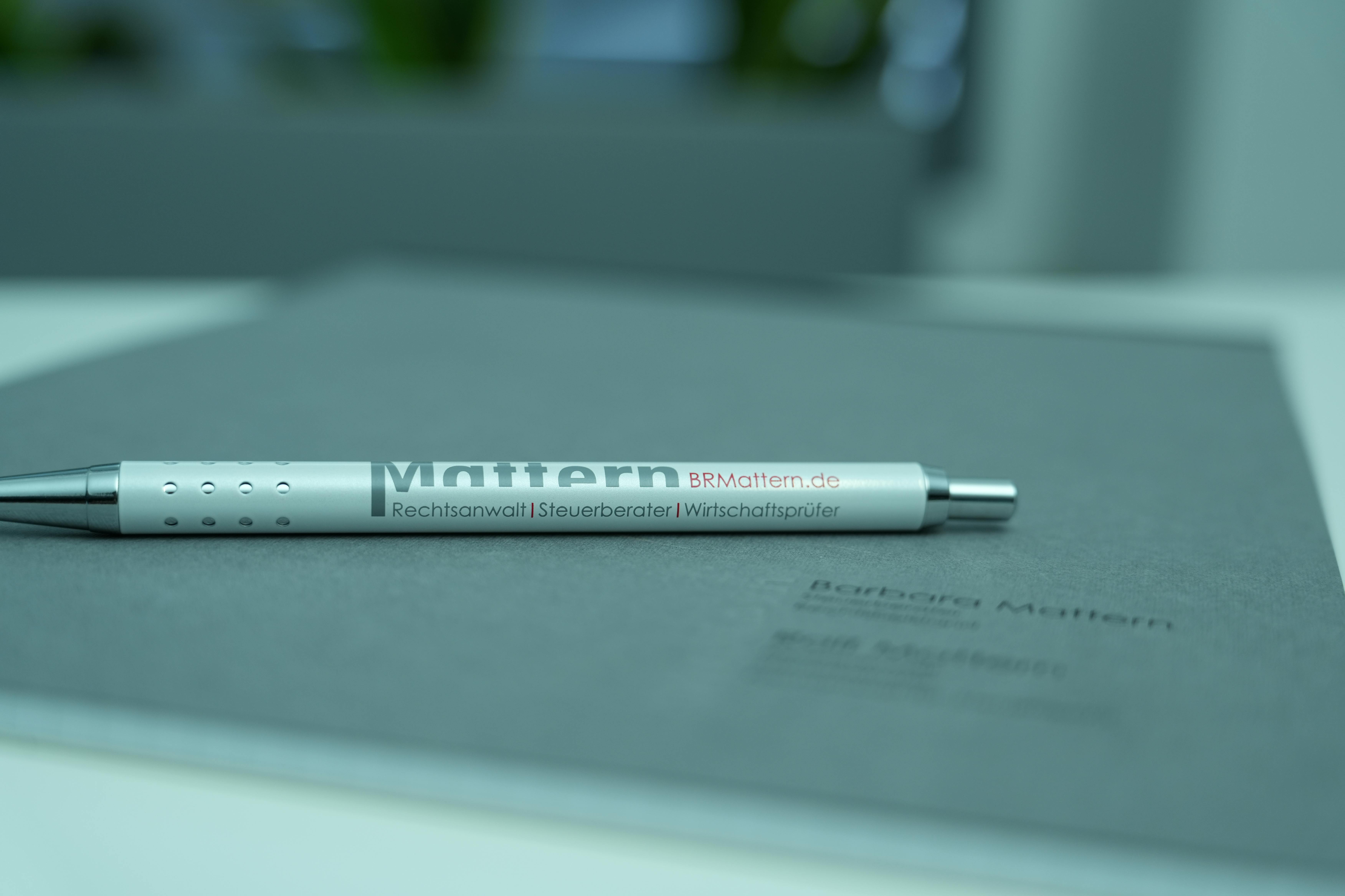 Stift mit Kanzleilogo
