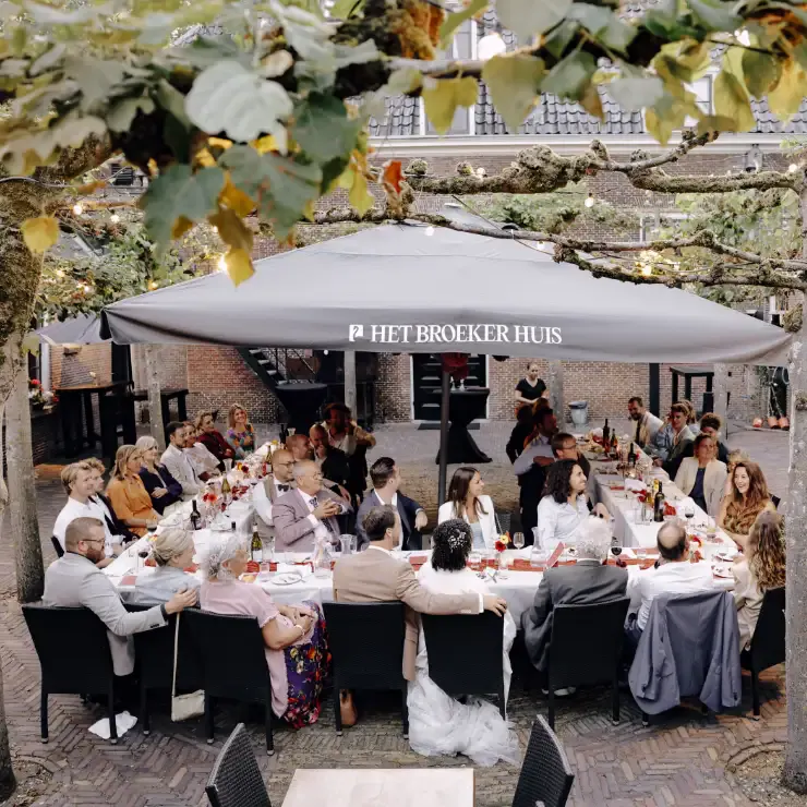 Bruiloftsdiner in de Grote Zaal