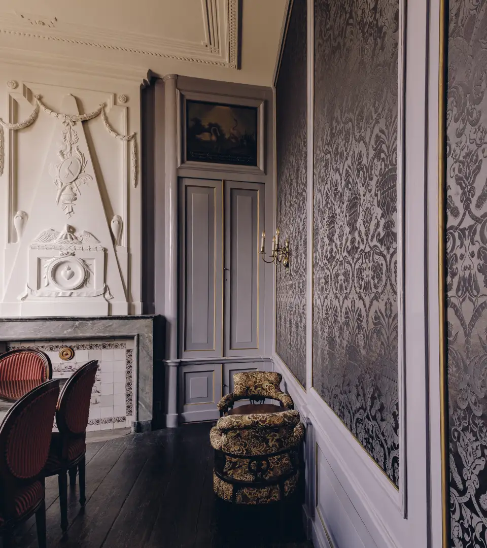 Regentessenkamer detail stoel