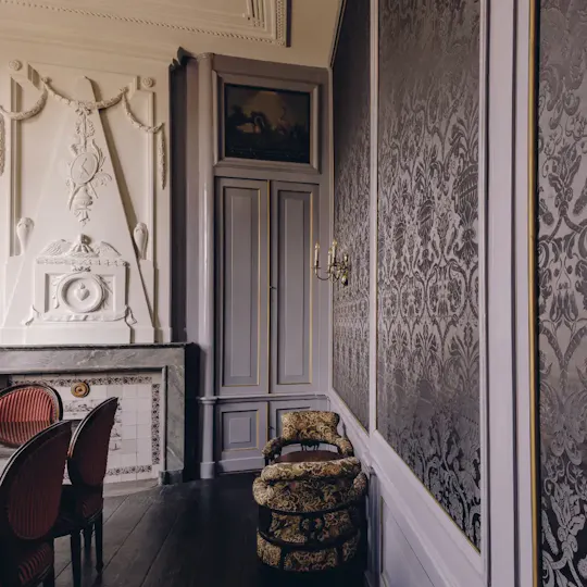Regentessenkamer detail stoel