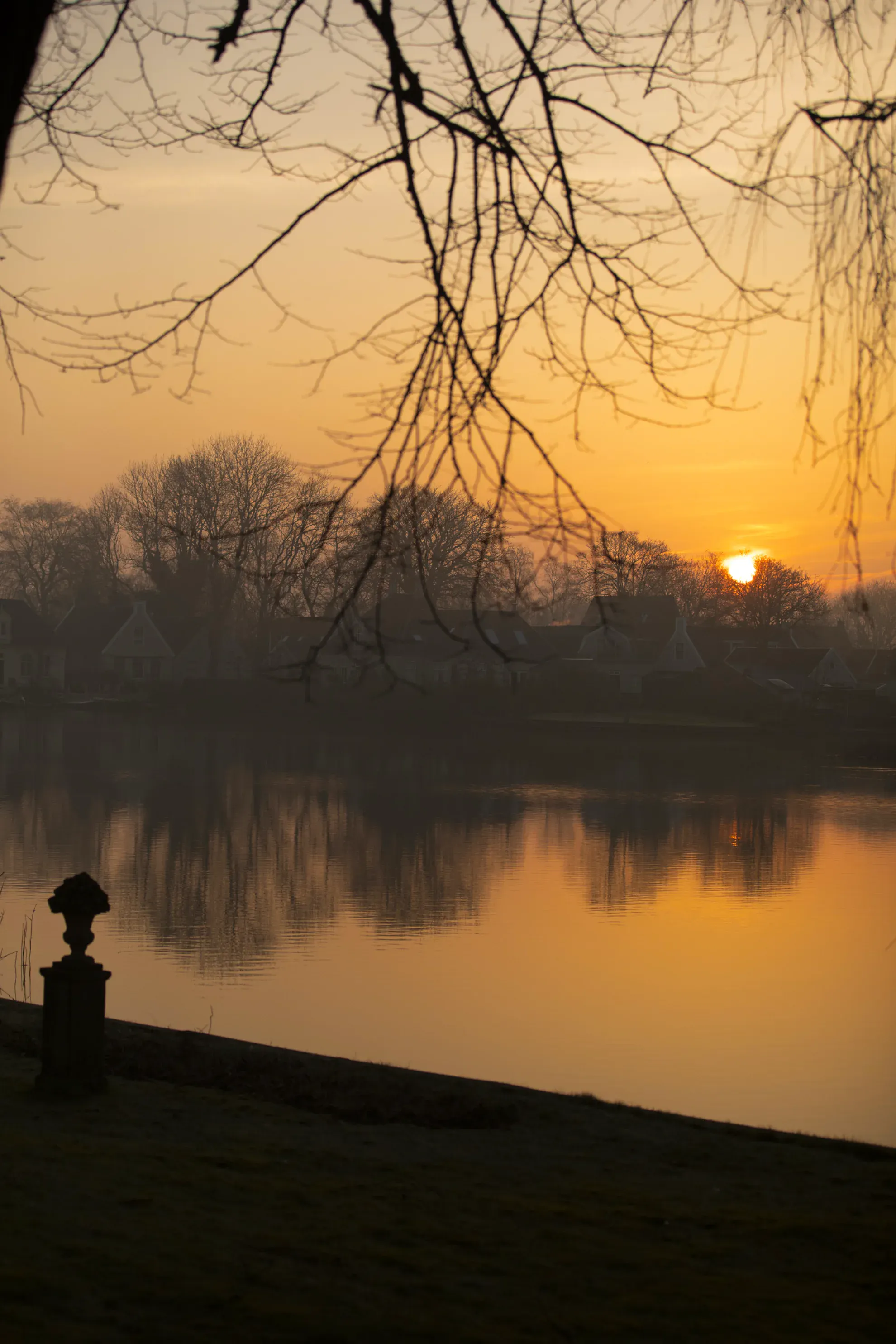 Zonsopkomst Havenrak Broek in Waterland