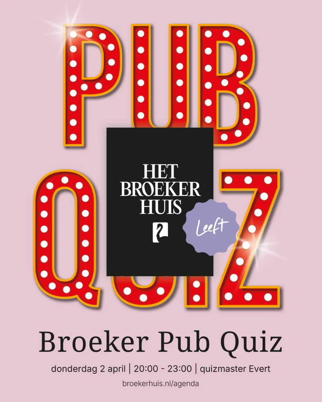 Broeker pub quiz Het Broeker Huis 2 april