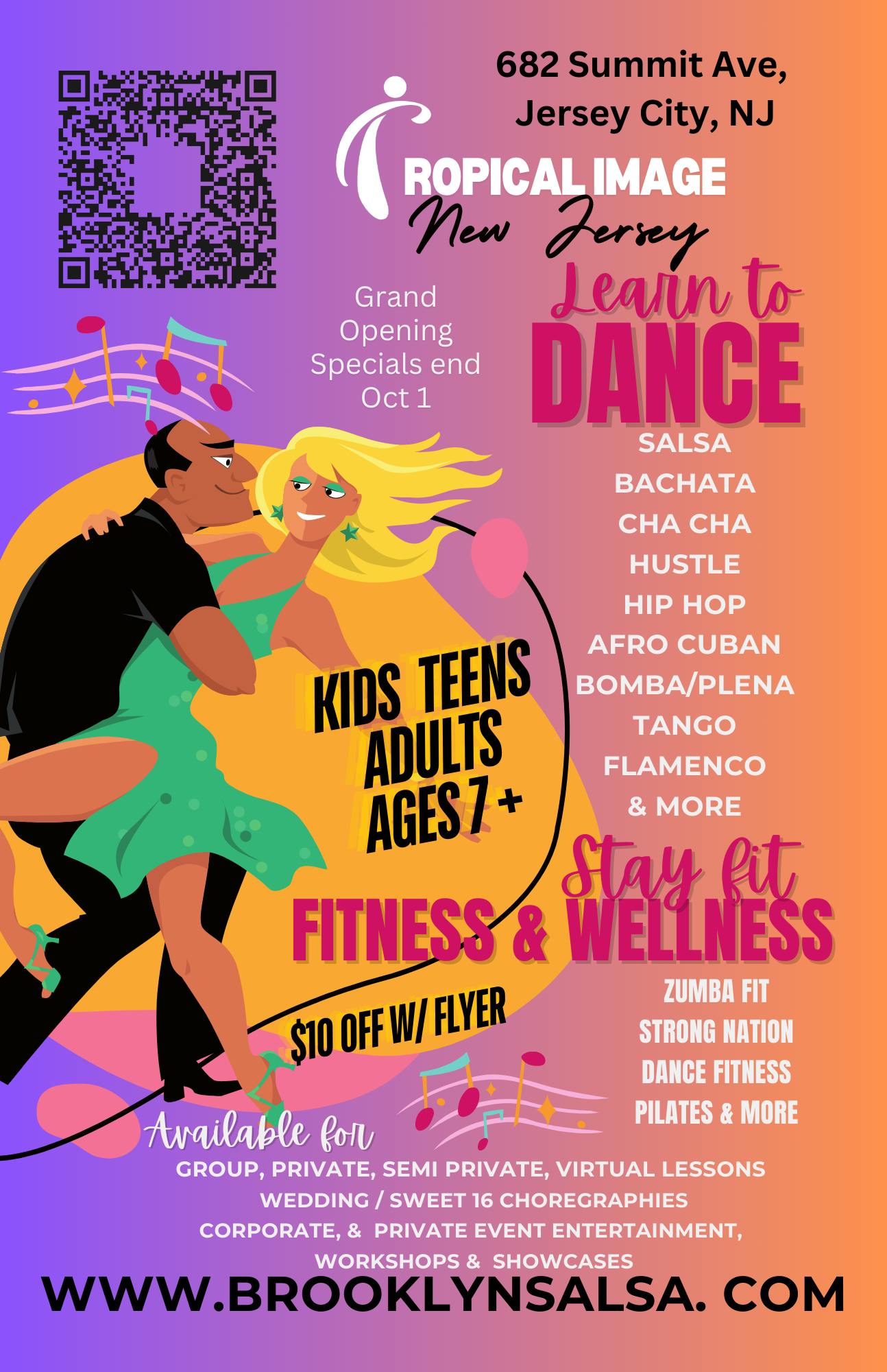 Salsa Classes - Tropical Image Dance Studio