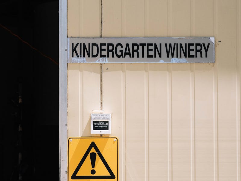 Entrance to the Kindergarten Winery at Brown Brothers