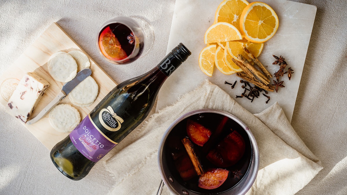 Brown Brothers Dolcetto & Syrah Simple Mulled Wine Recipe