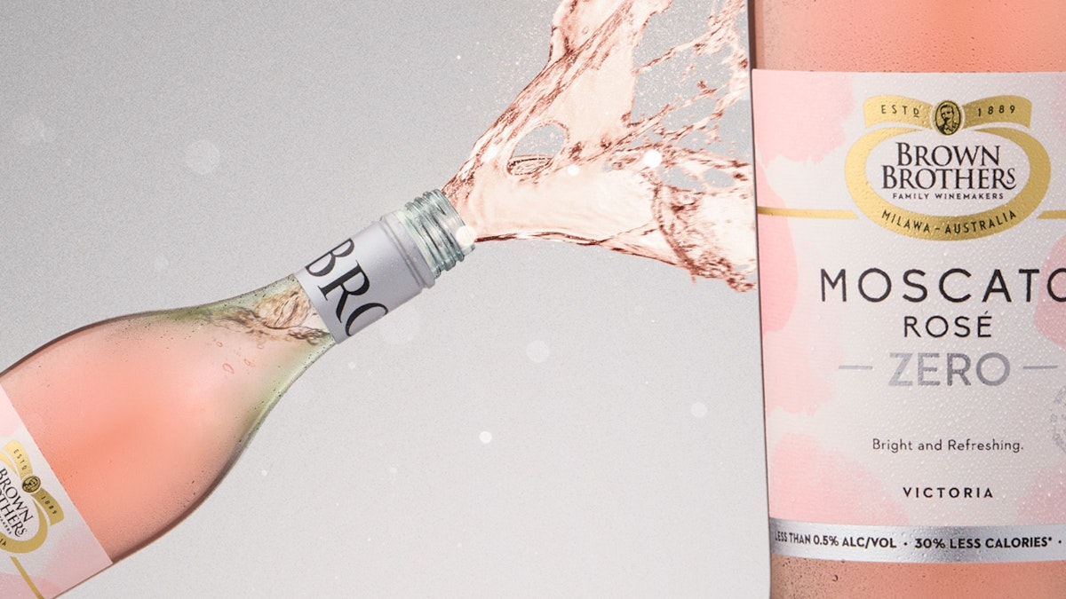 Brown Brothers Moscato Rose Zero