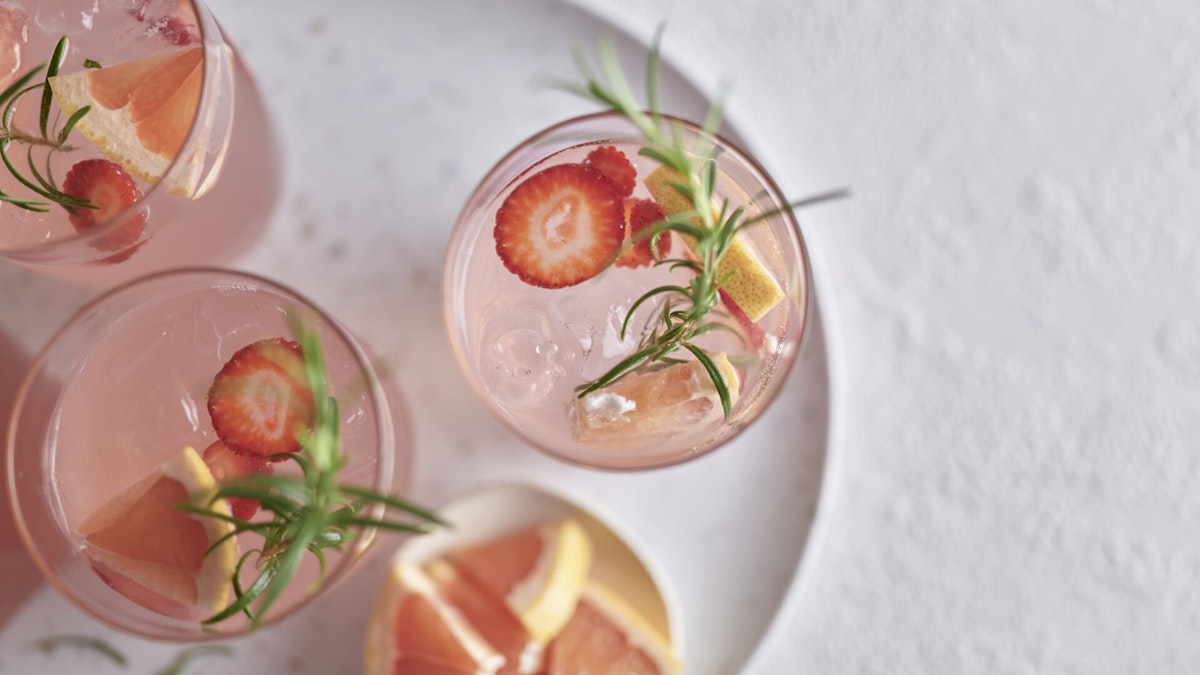 Pink Citrus Paradise Cocktails