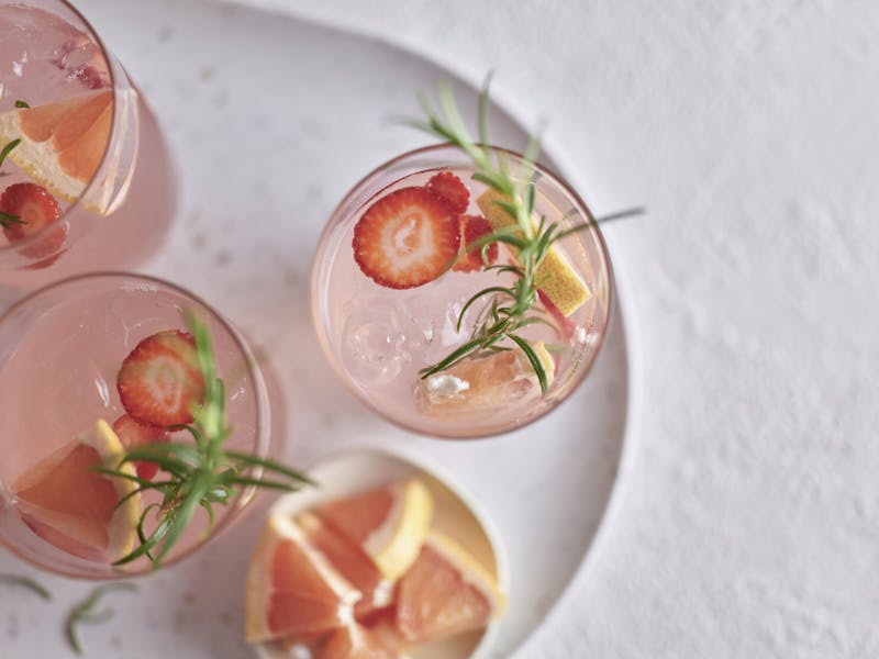 Pink Citrus Paradise Cocktails