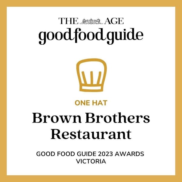 The Age Good Food Guide One Hat Award logo