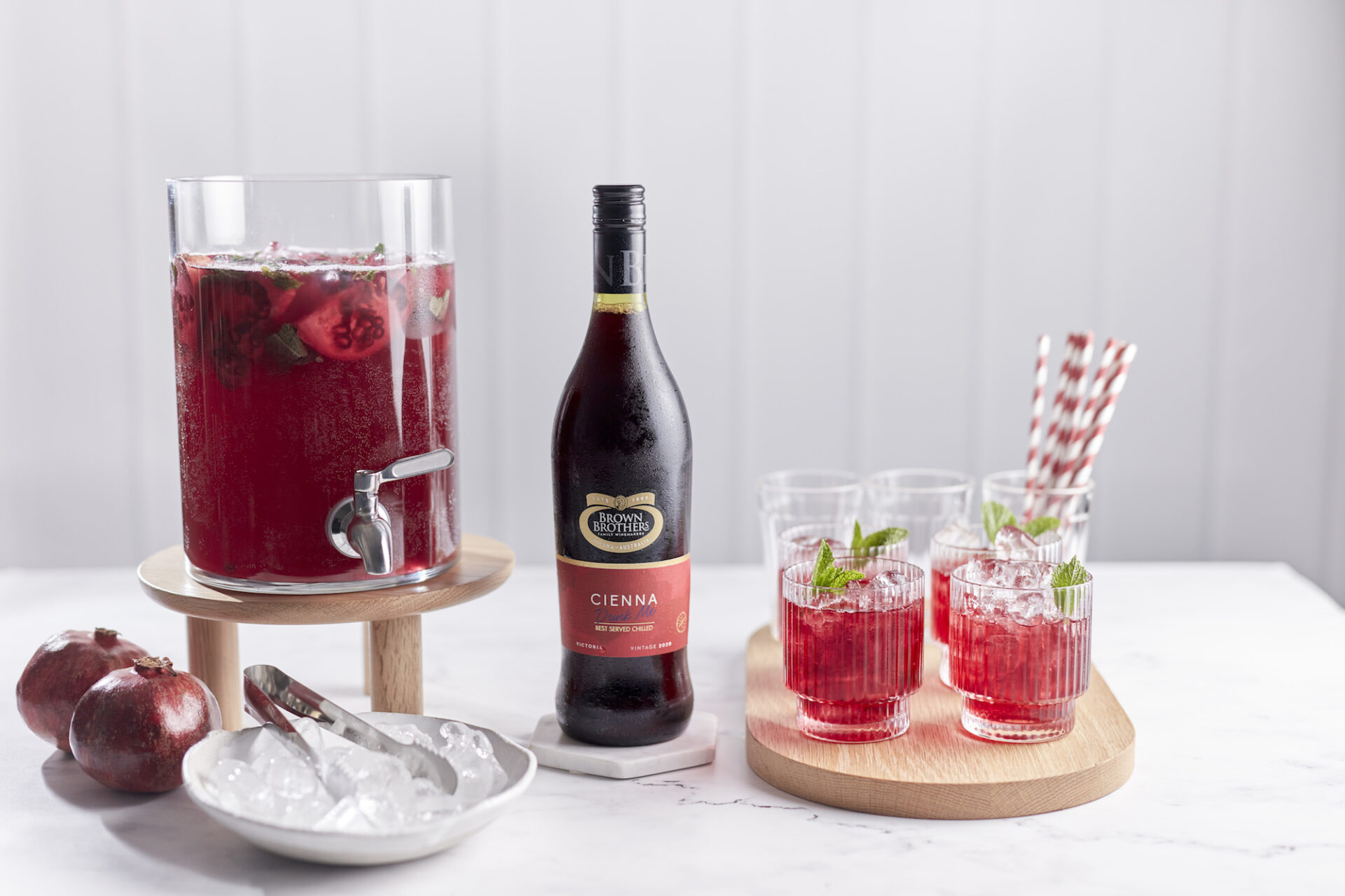 Fruity Summer Sangria with Brown Brothers Cienna