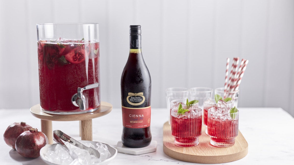 Fruity Summer Sangria with Brown Brothers Cienna