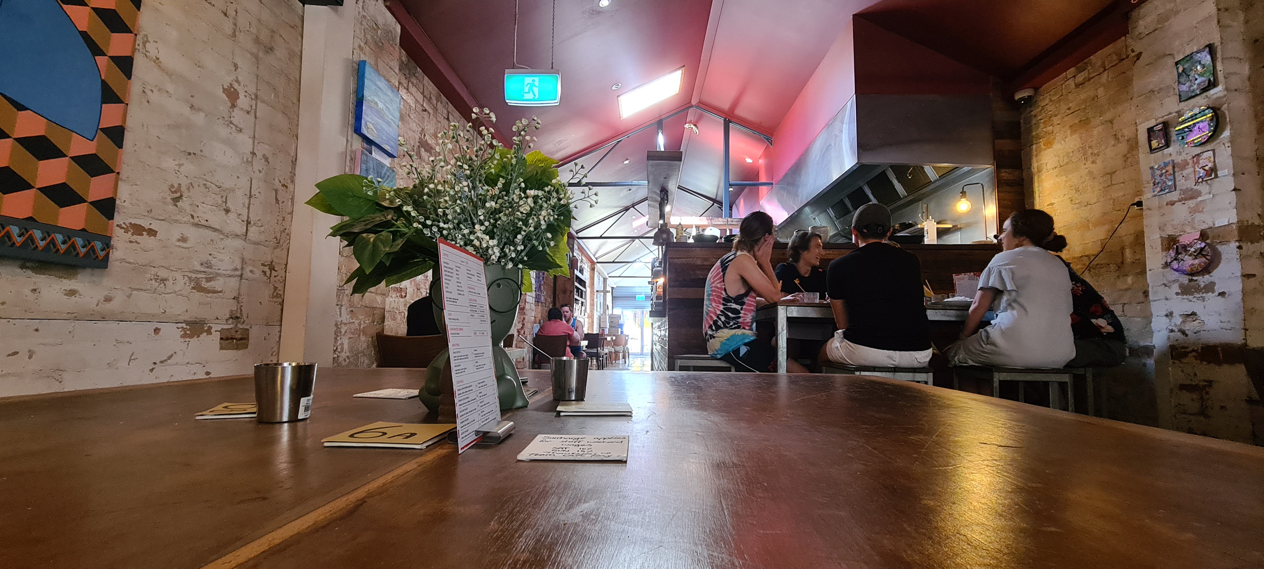 What a cheeky pot plant