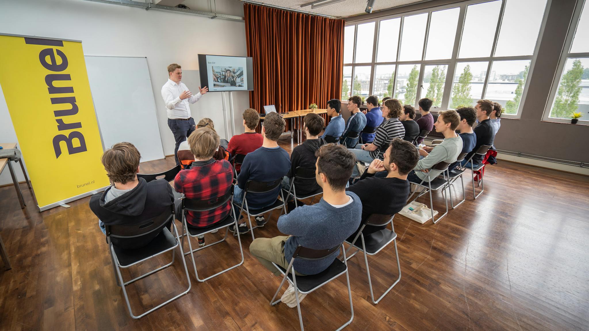 Een case van Brunel tijdens de Dream Career Day