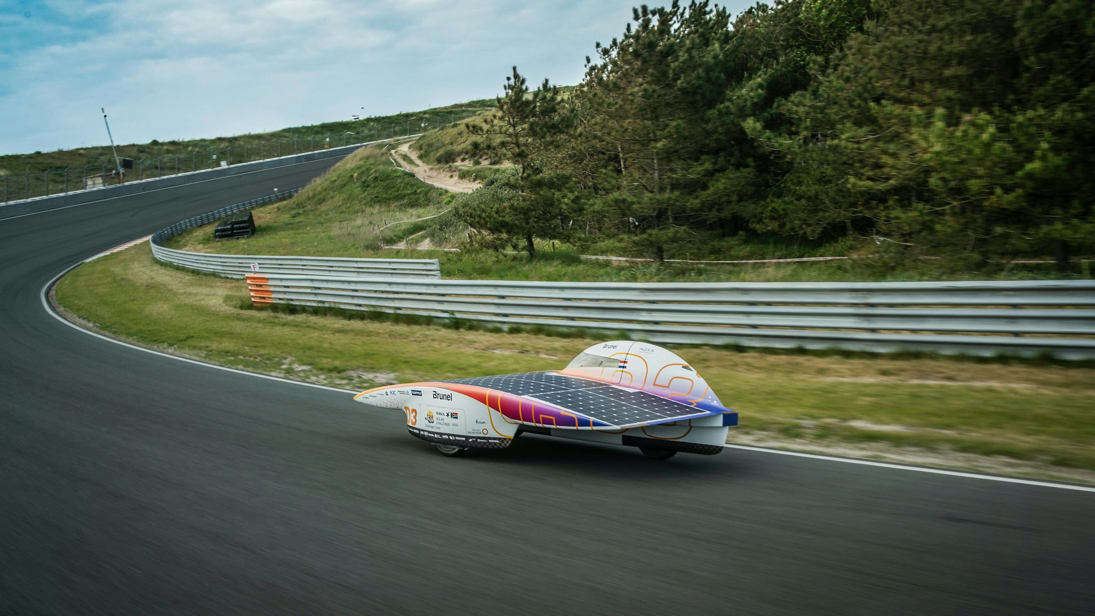 Nuna op Circuit Zandvoort vorig jaar