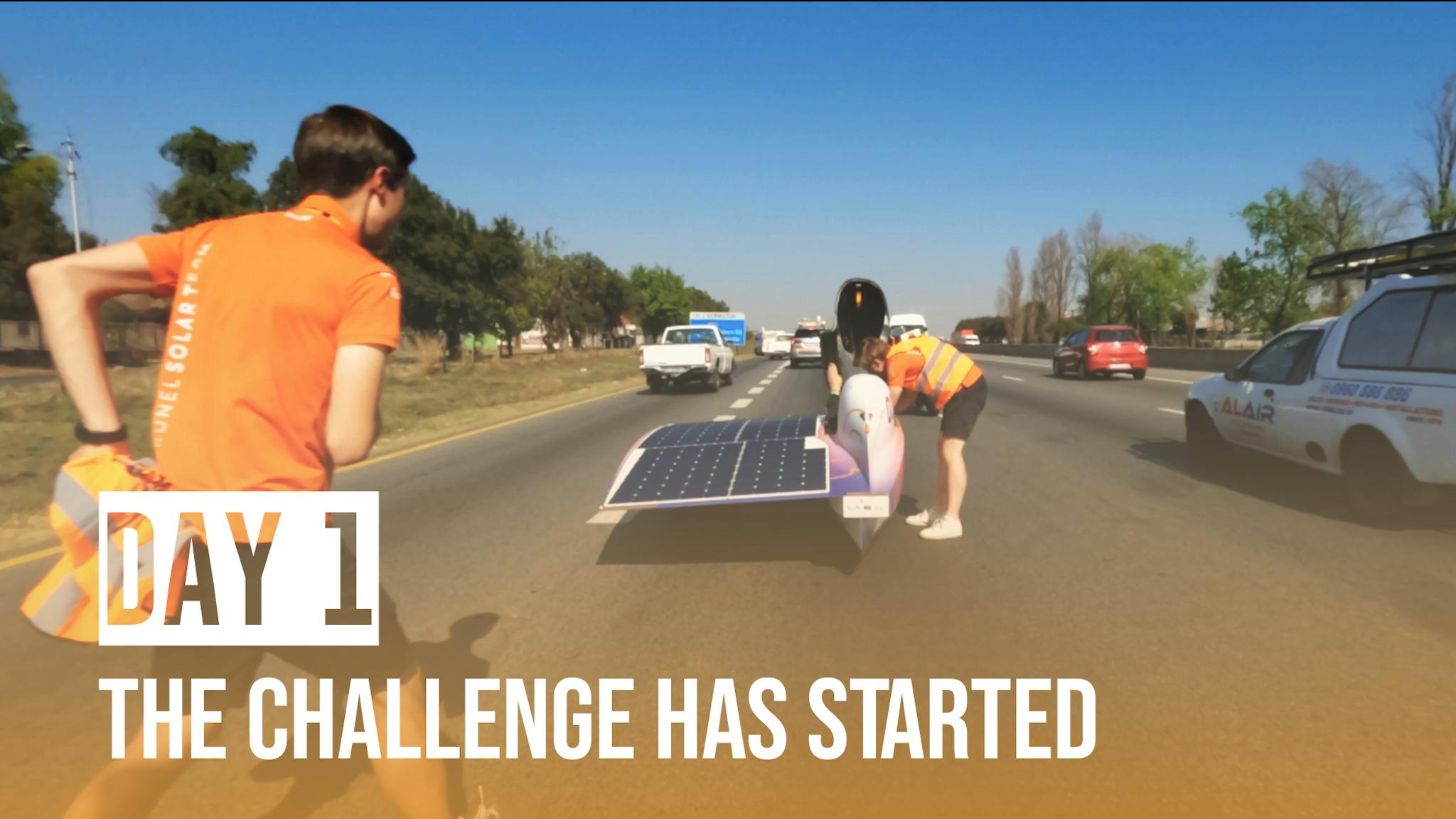 Day 1 Sasol Solar Challenge
