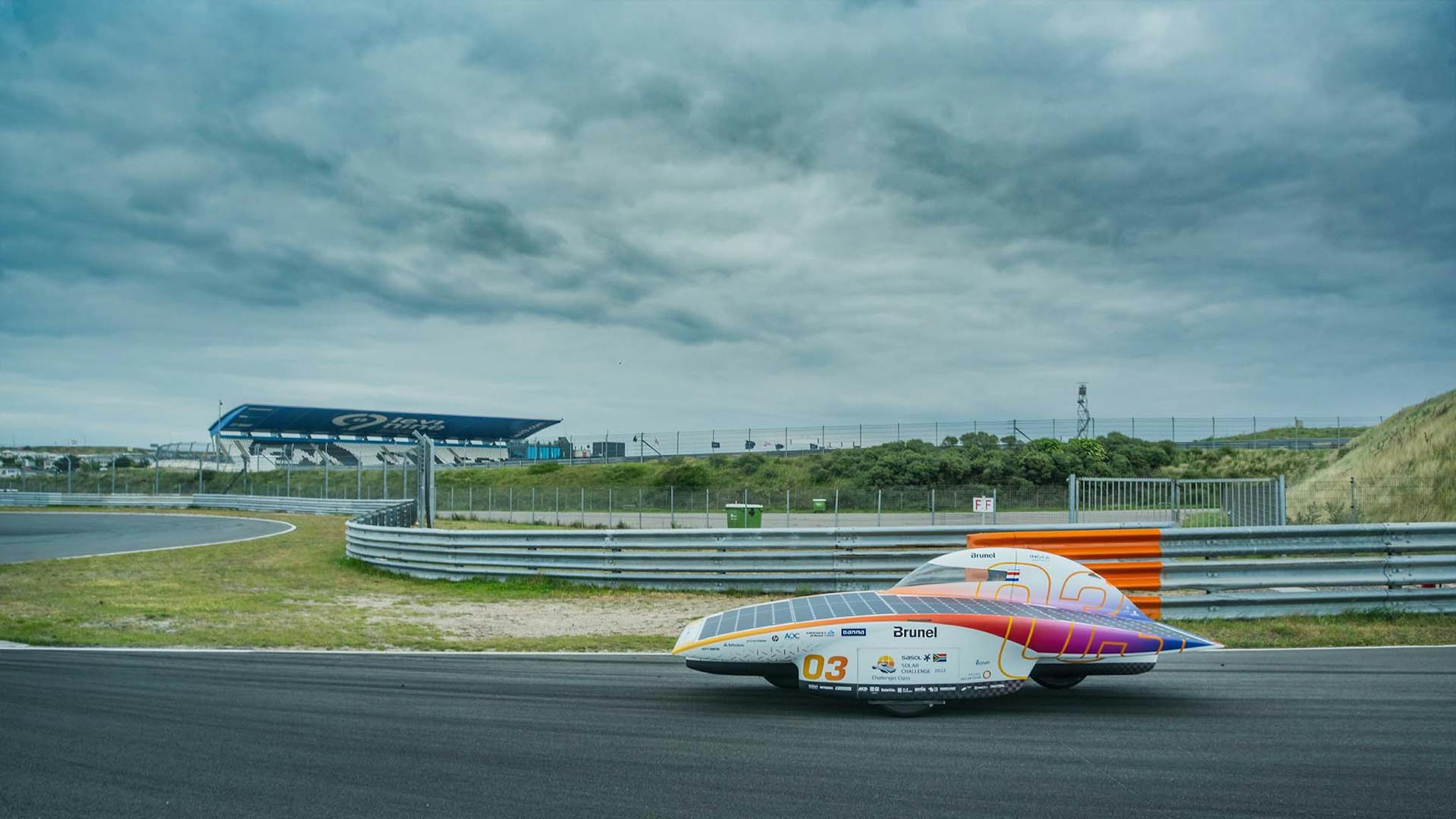 Nuna 11s driving on Zandvoort Circuit