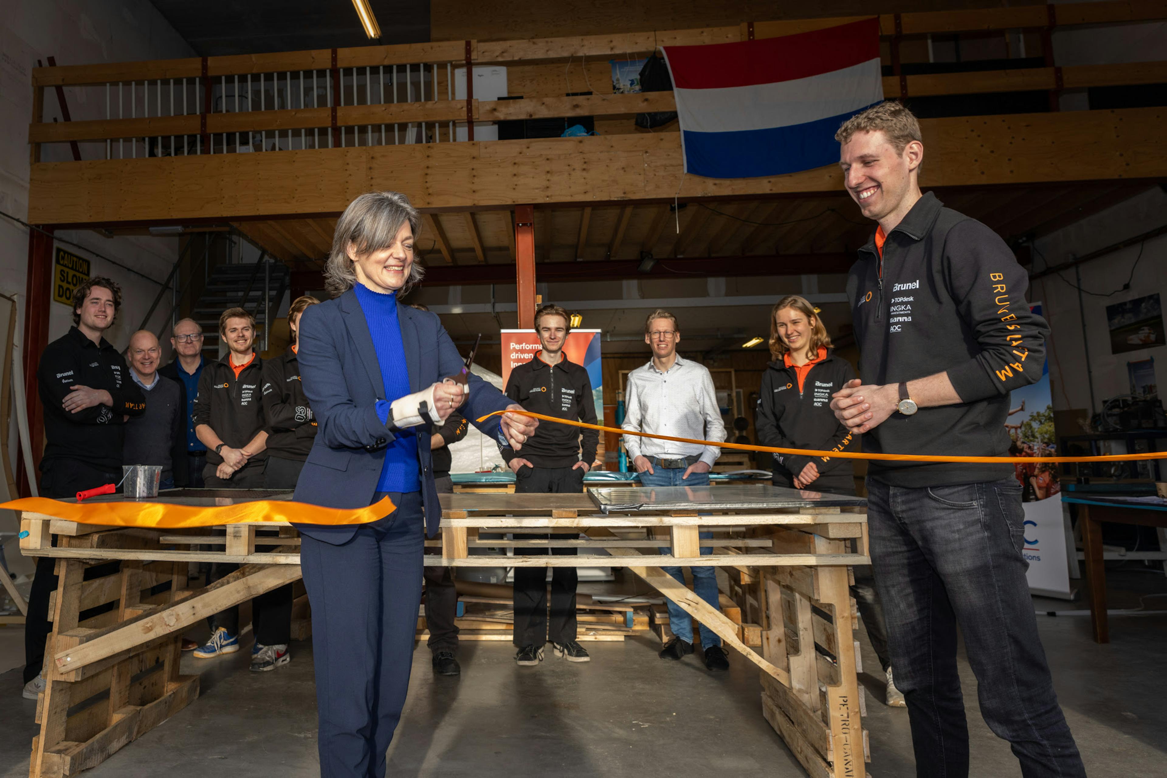  De wethouder duurzaamheid opent onze productielocatie