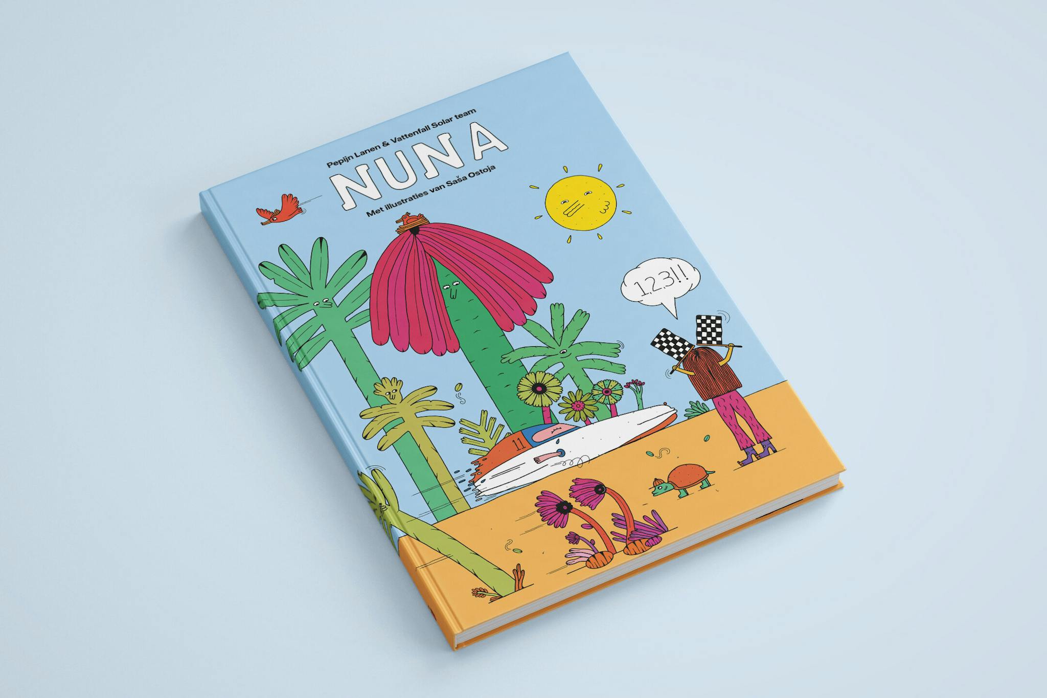 Pepijn Lanen en Vattenfall Solar Team lanceren kinderboek over zonneauto Nuna