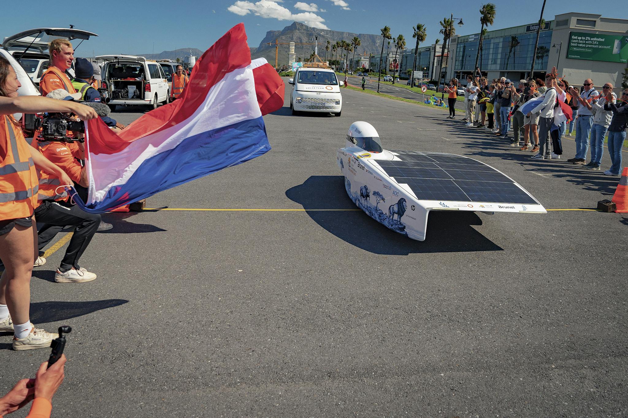 Eight days of battle comes to an end: Brunel Solar Team wins bronze in Sasol Solar Challenge