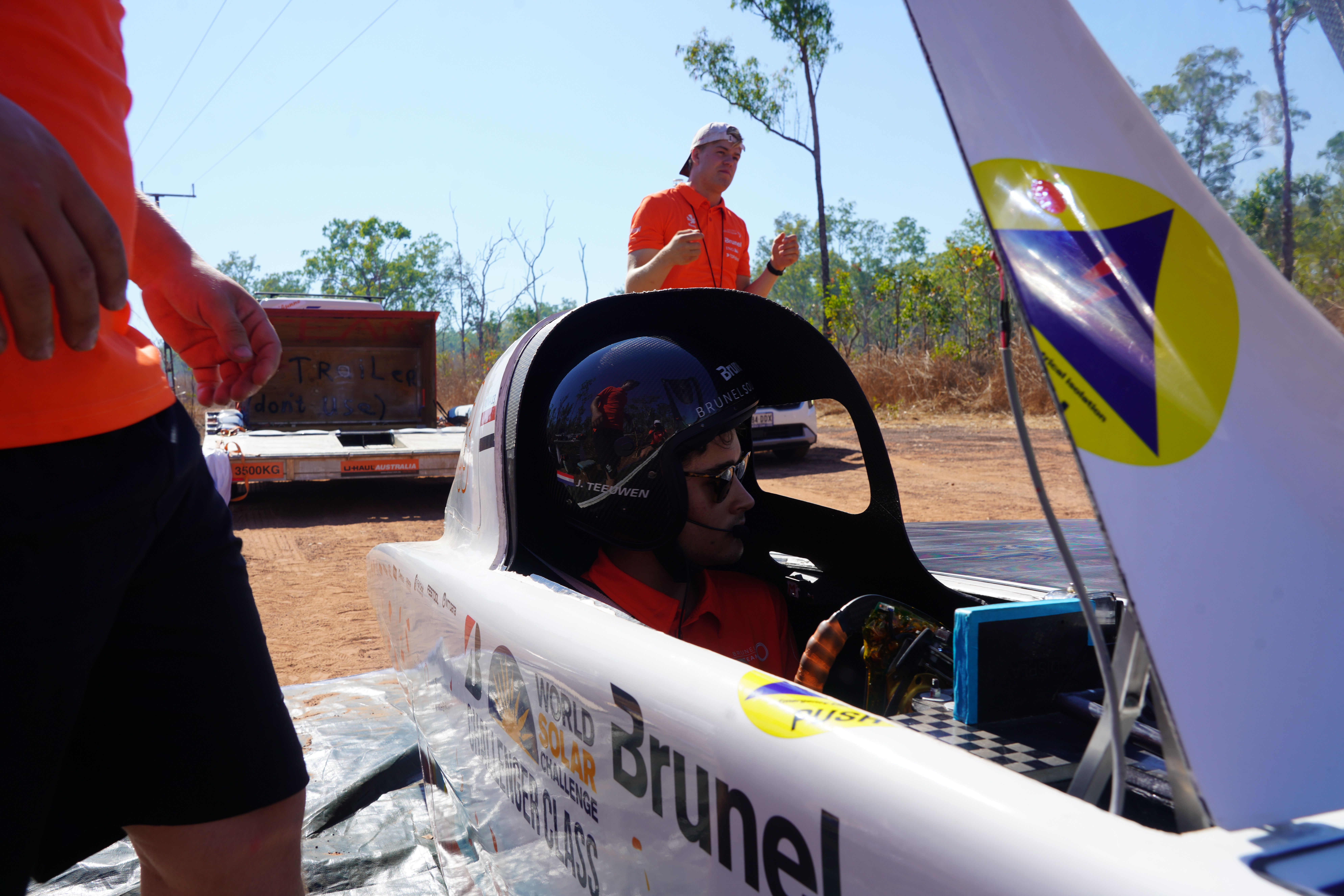 Testdag op Gunn Point Road