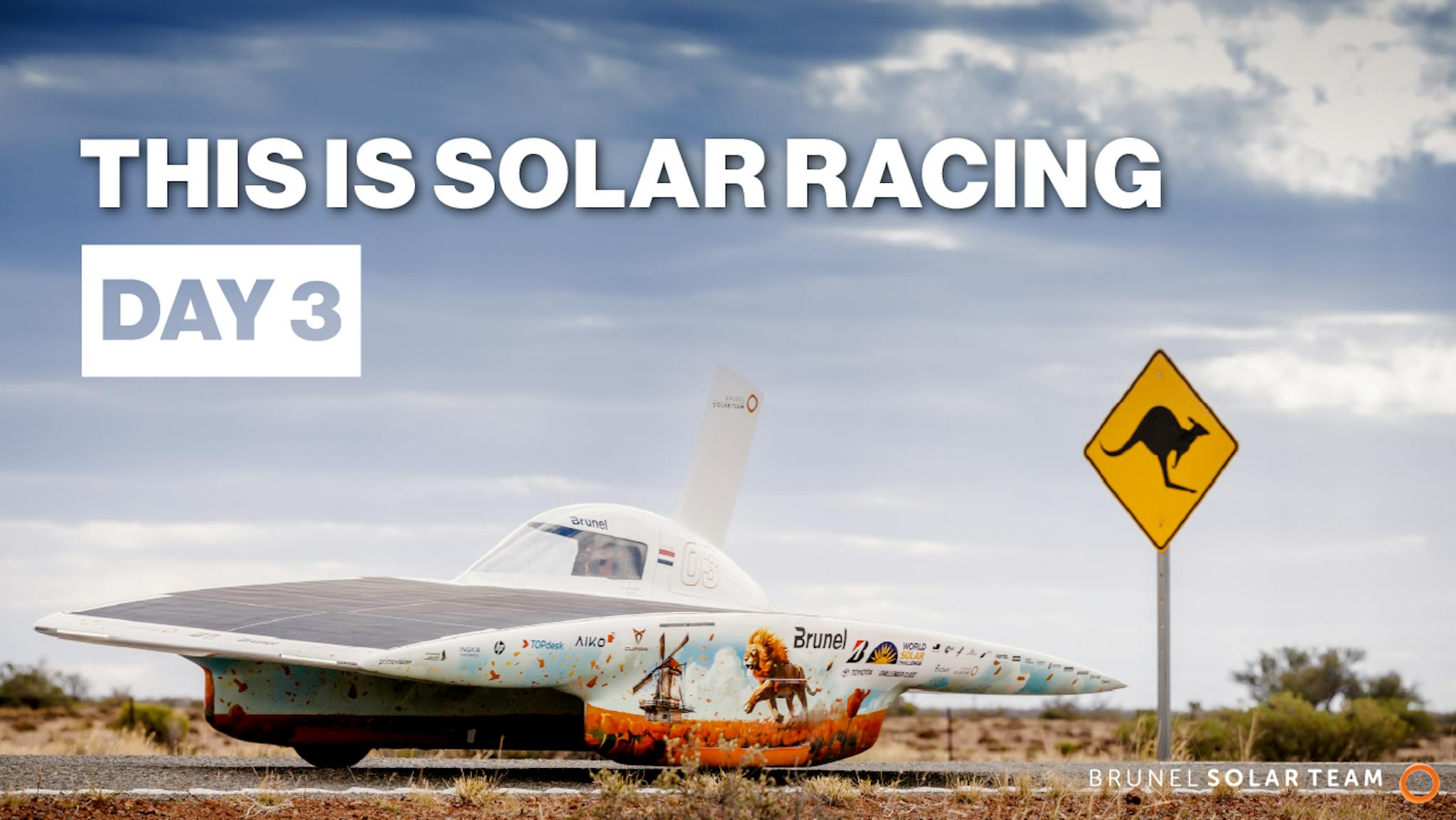 This is solar racing!