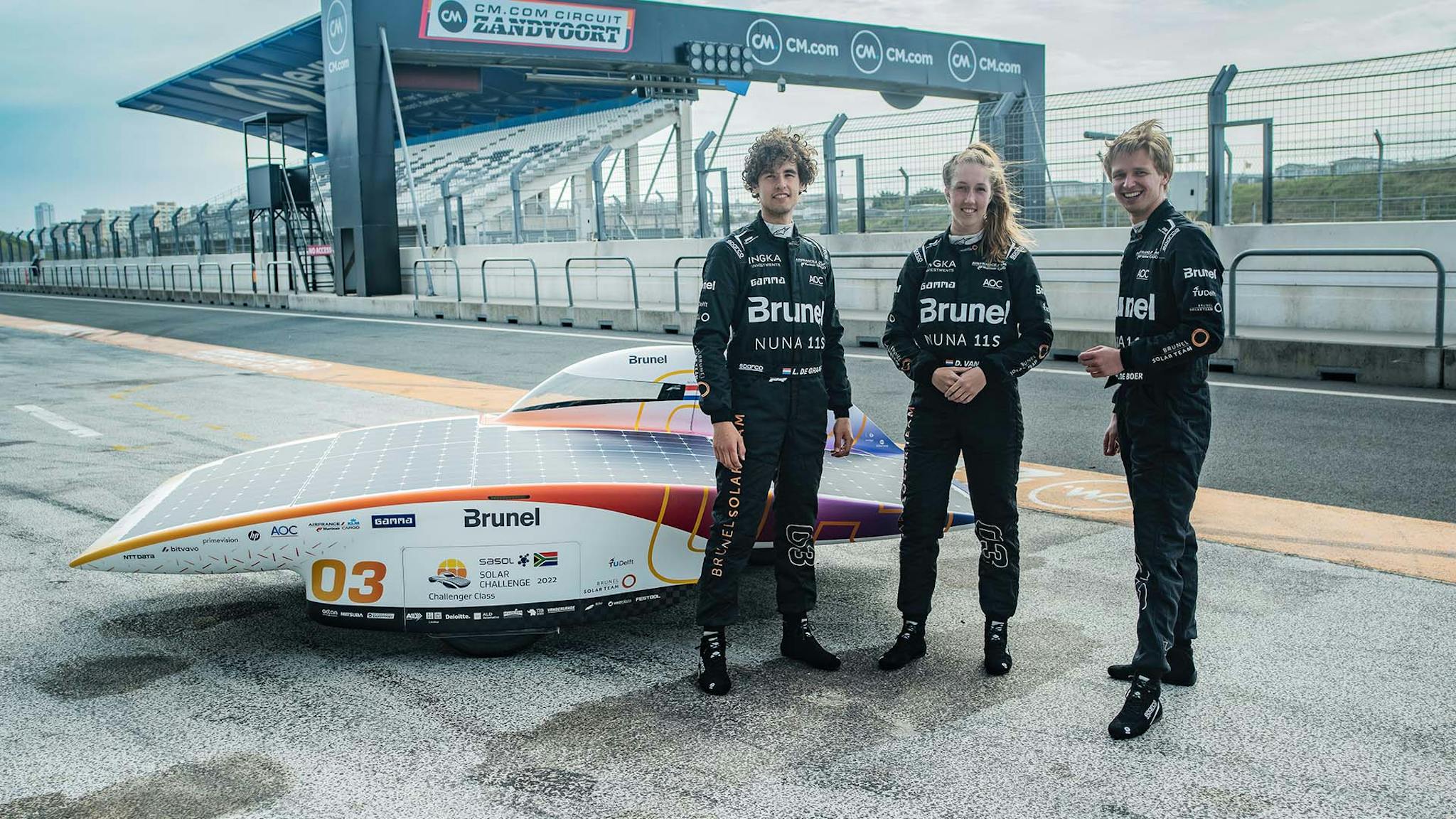 Drivers with Nuna 11s at Zandvoort Circuit