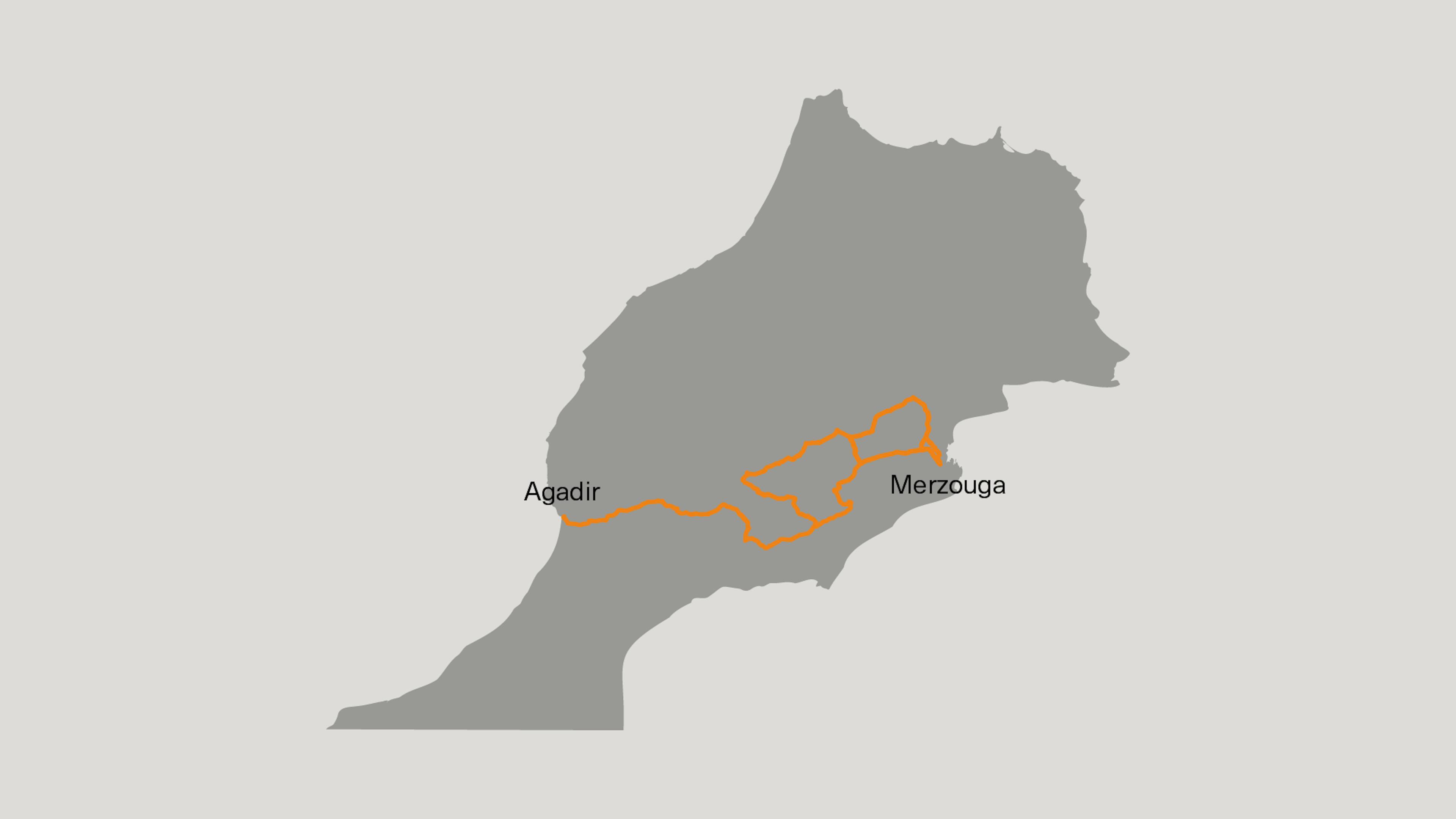 Route of the Moroccan Solar Challenge