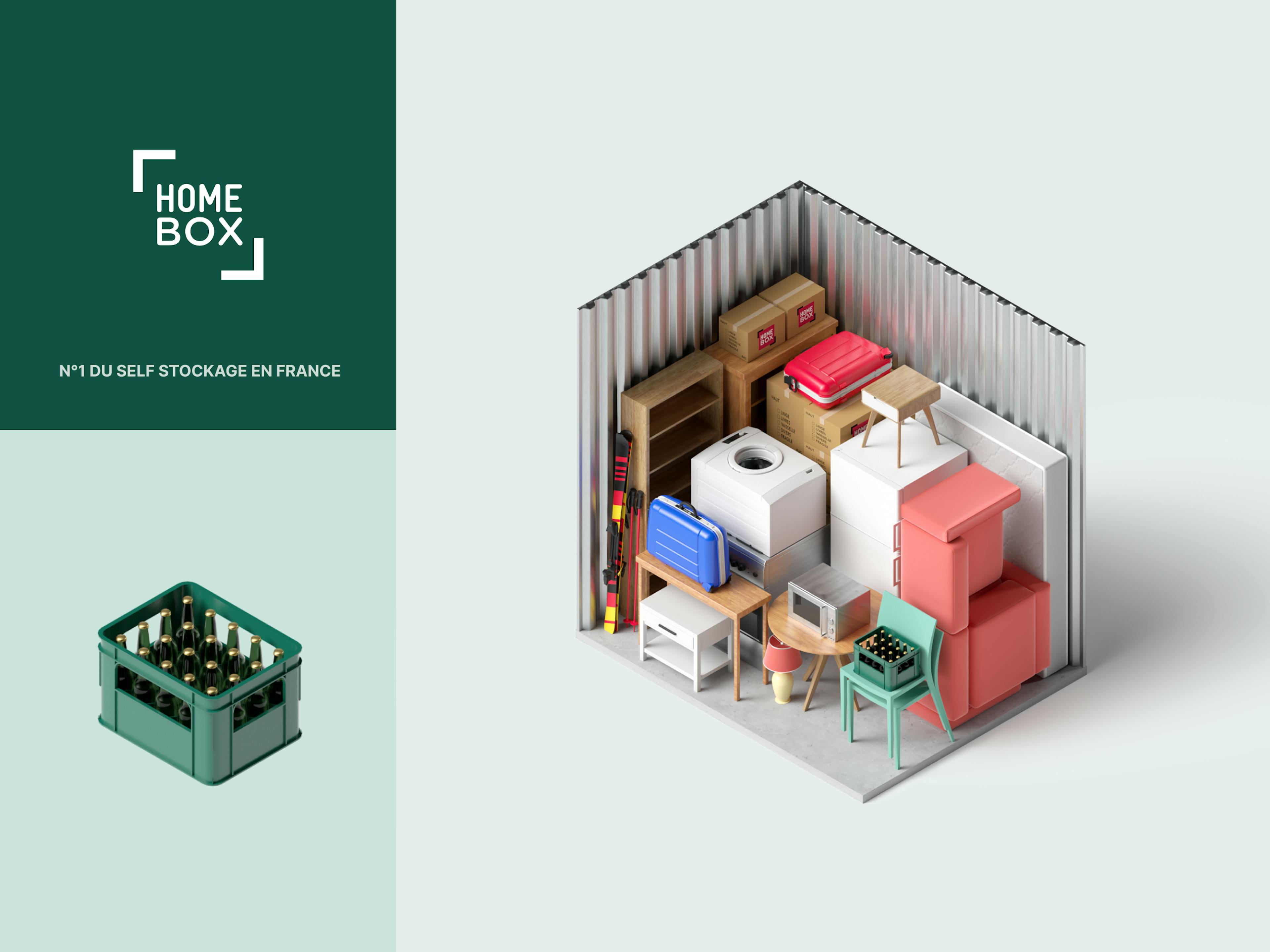 Homebox Green 3D Objects