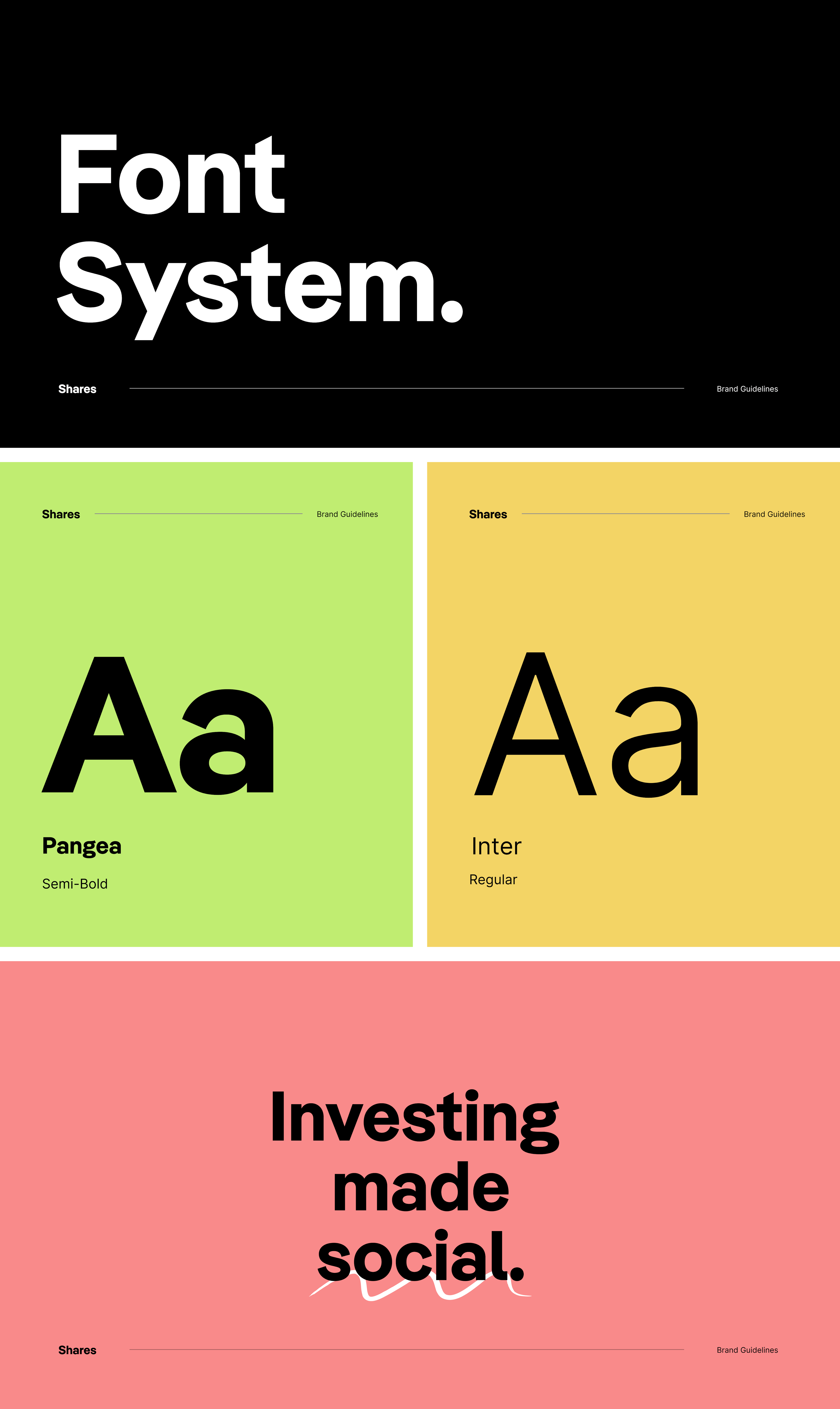 Shares font