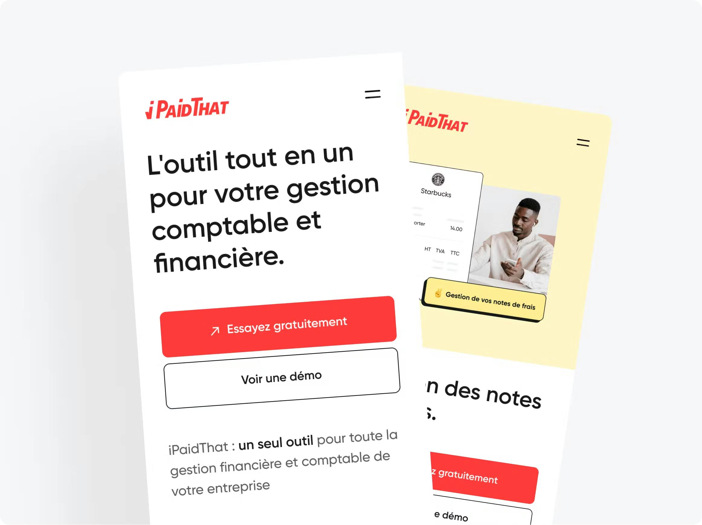 mockup mobile PaidThat