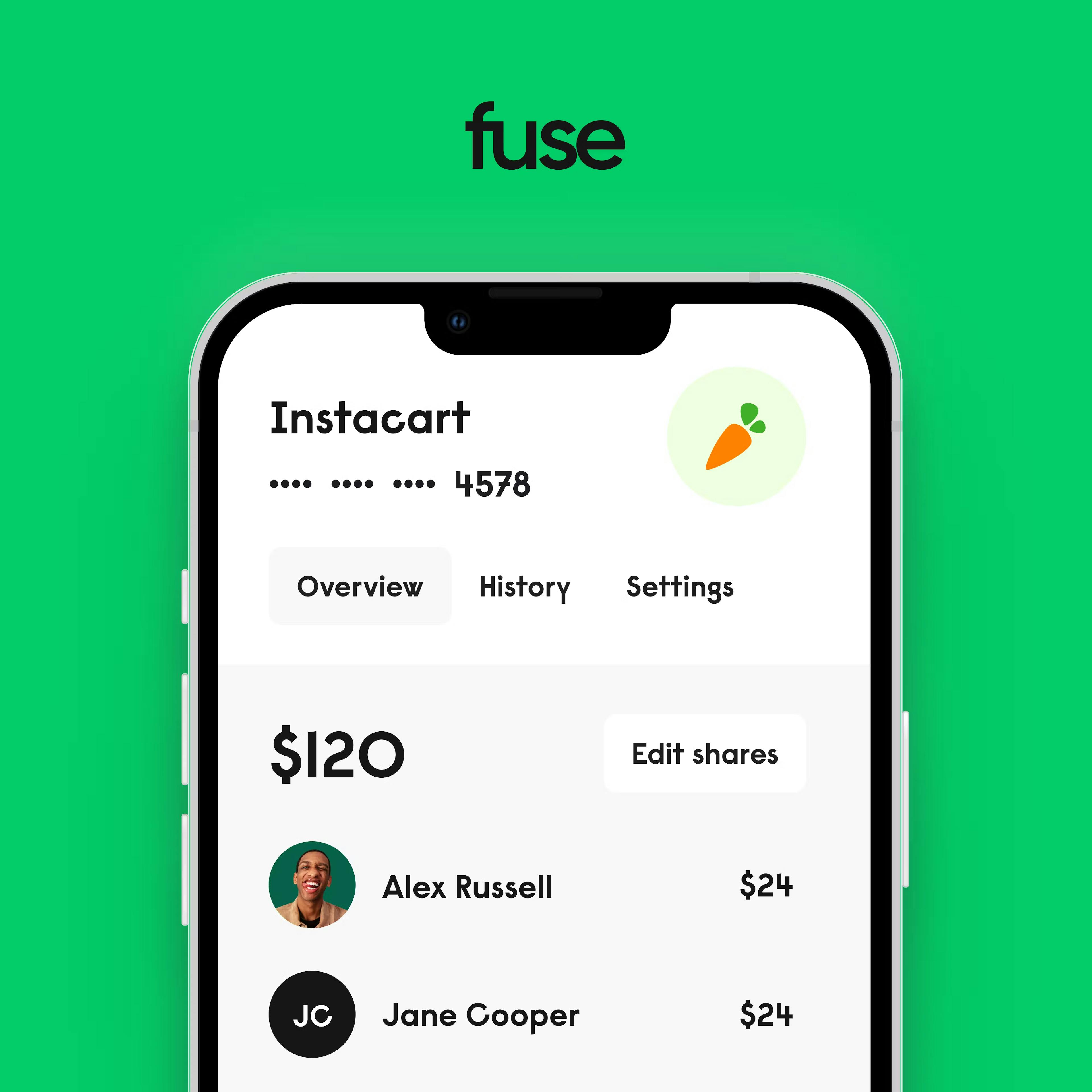 mockup mobile instacart