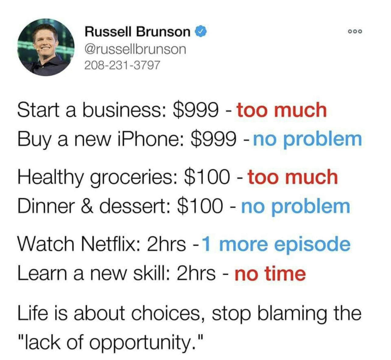 Russell Brunson doesn't know what money is