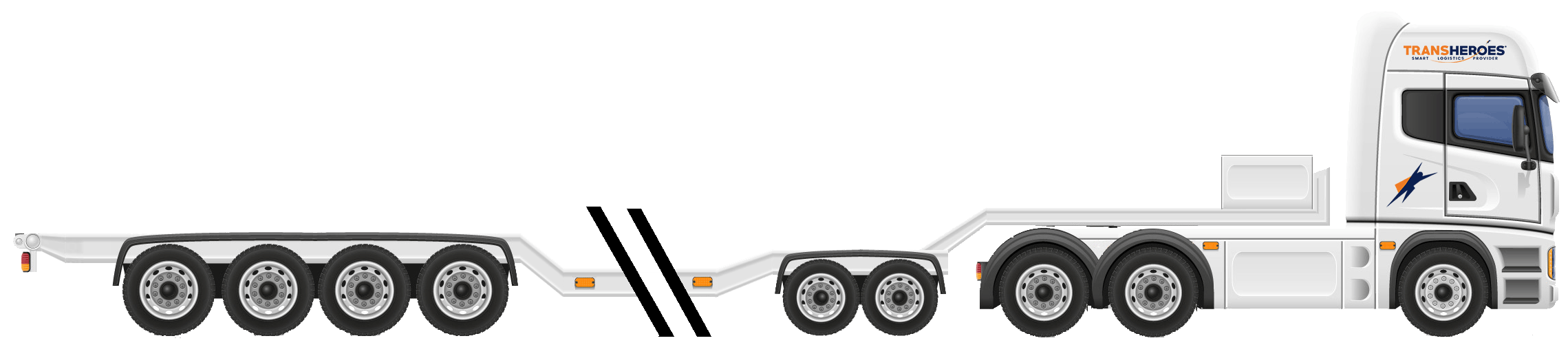 Extendable low loader