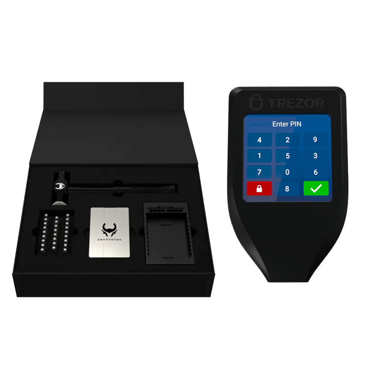 trezor t cryptotag thor