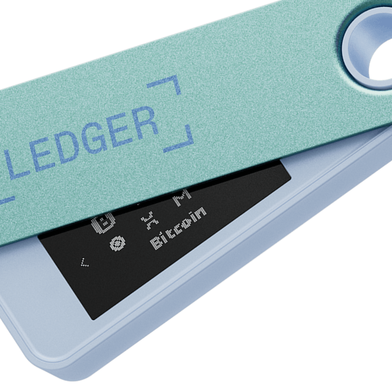 ledger nano s plus pastel green