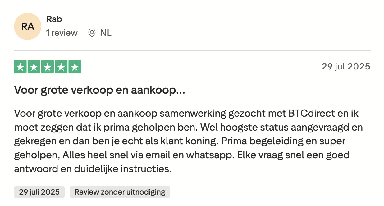 Favoriete review afbeelding