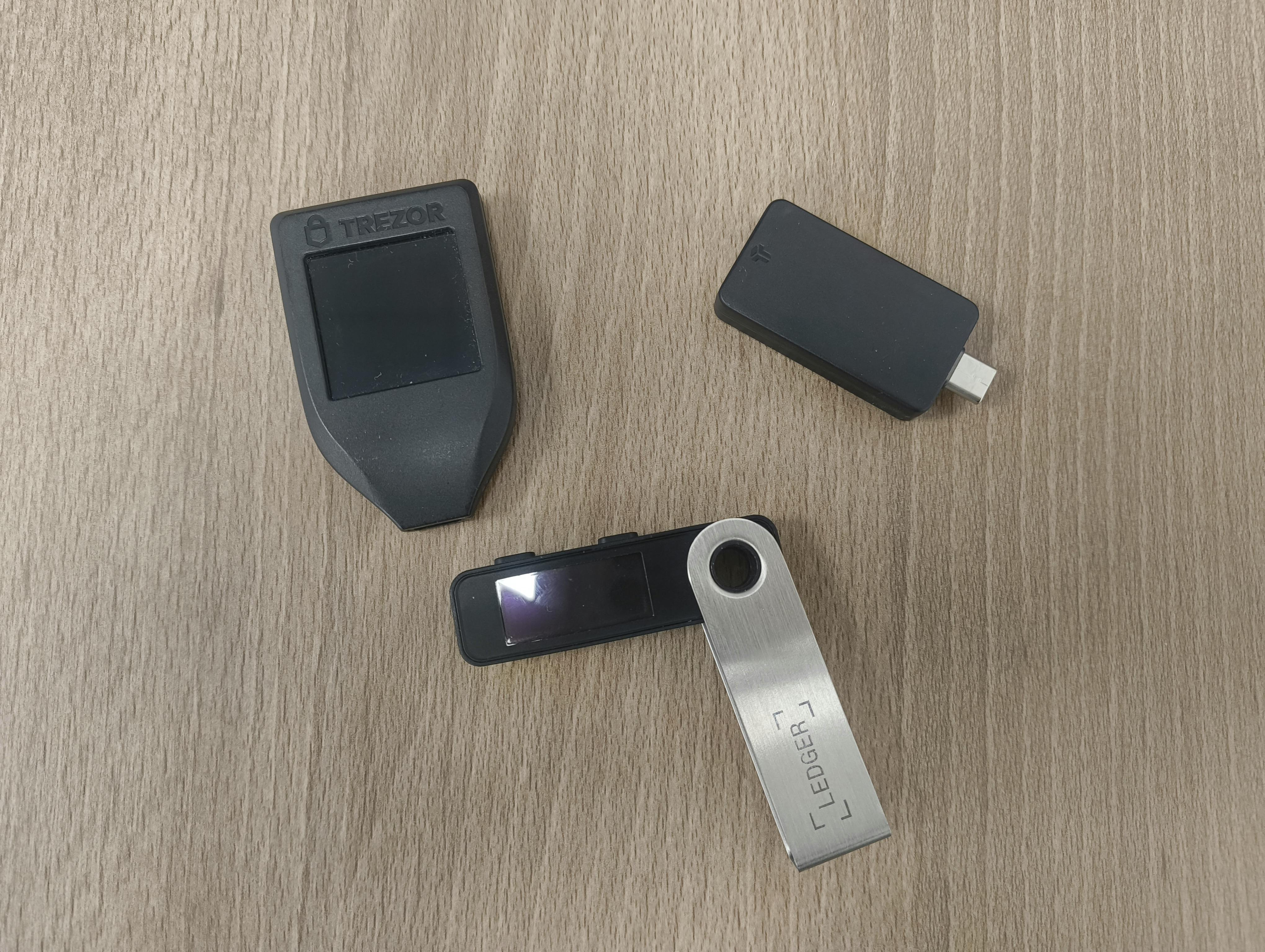 voorbeeld hardware wallets