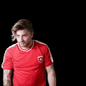 Switzerland football player animated gif