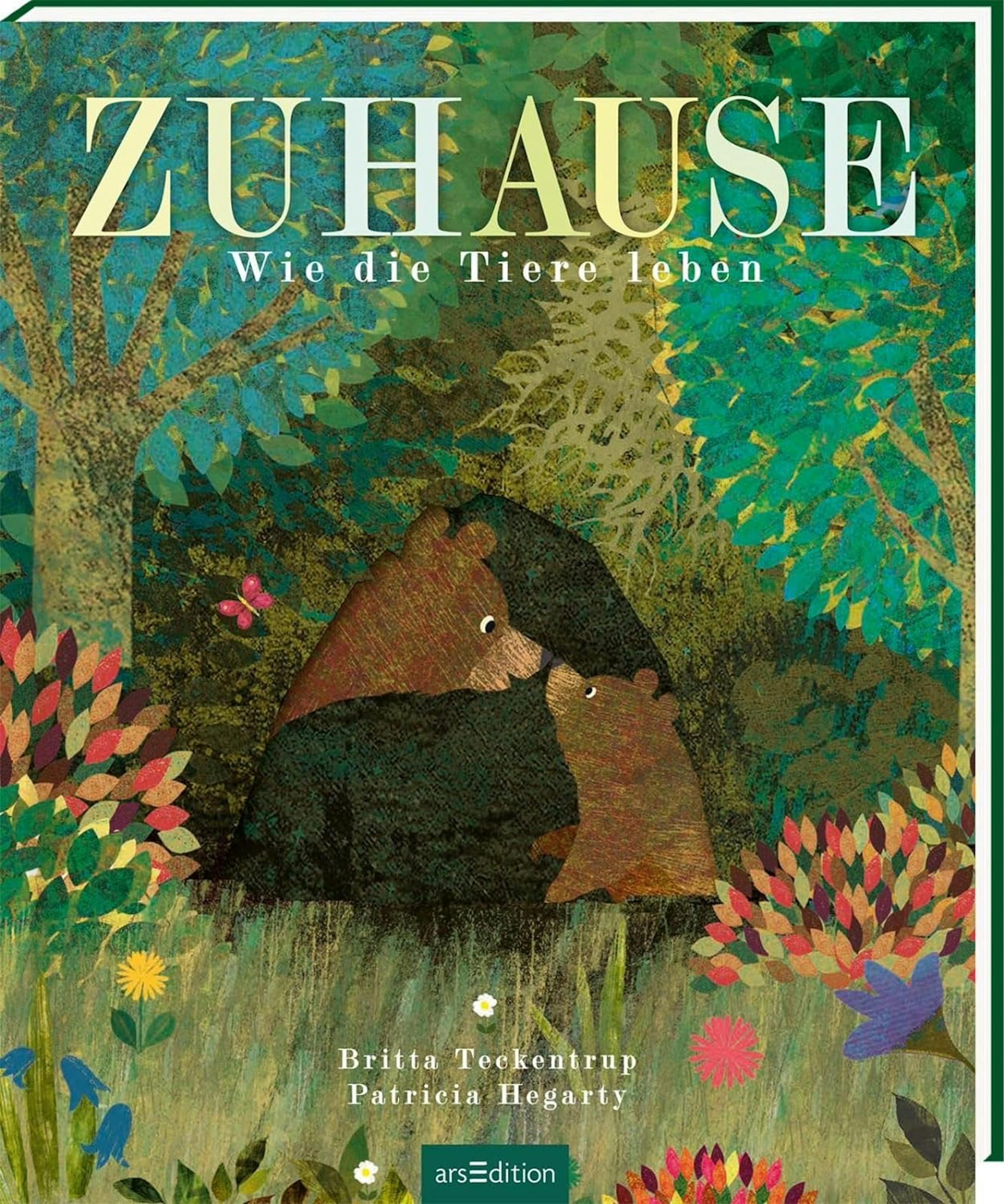 Britta Teckentrup & Patricia Hegarty: Zuhause. Wie die Tiere leben.