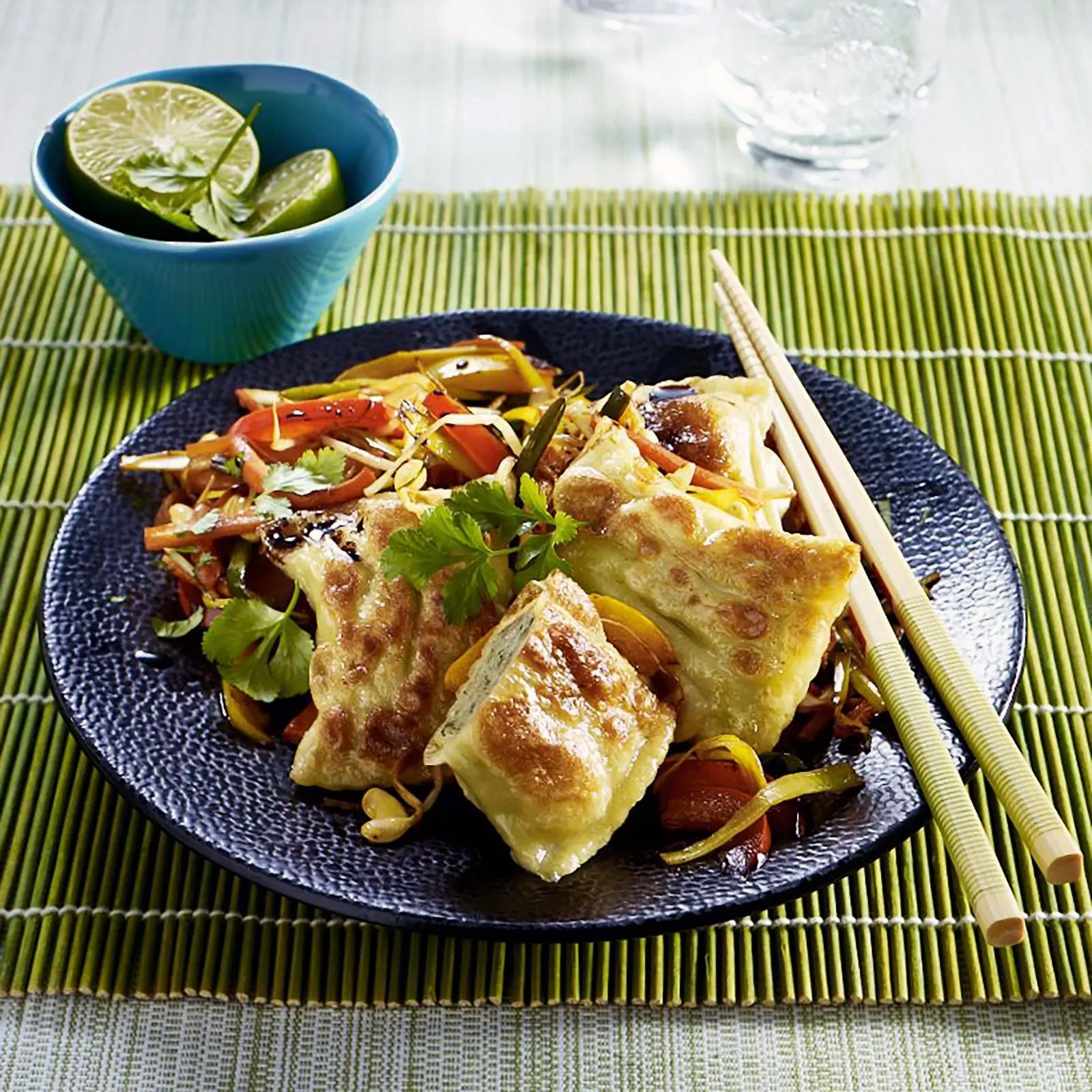 Scharfe Maultaschen auf asiatische Art