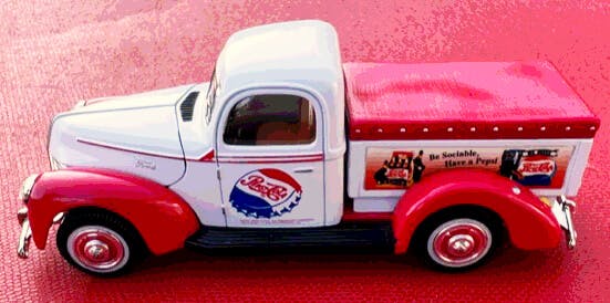 Pepsi model truck