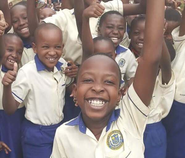 Big smiles at St. Patrick Nursery & Primary school in Uganda