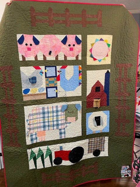 a farm inspired quilt