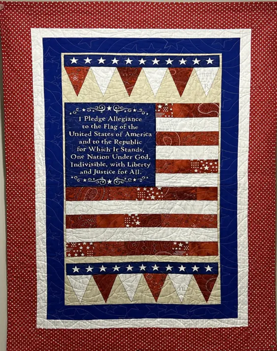 pledge-allegiance-flag quilt