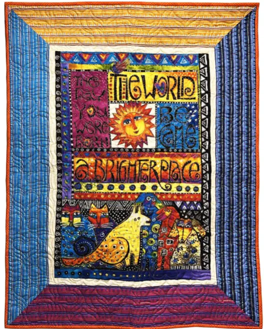 colorful-world quilt