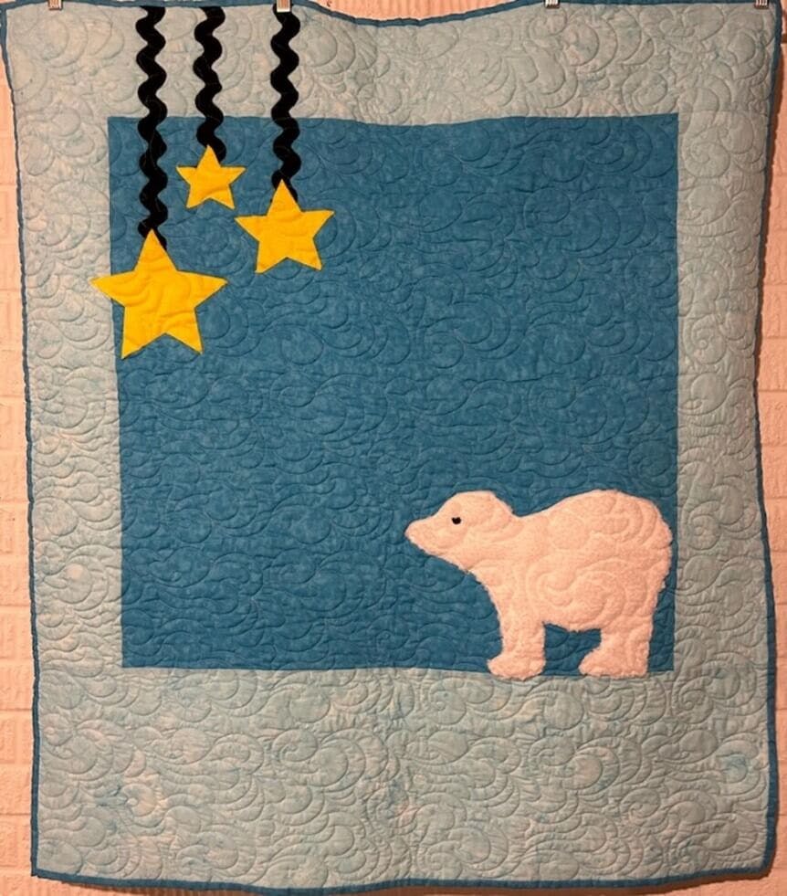 polar bear quilt