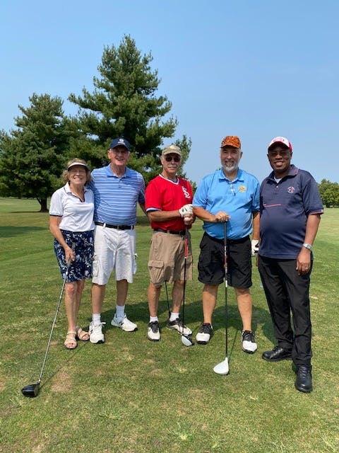 Picture from the 4th Annual Golf Outing with Fr. Julius!