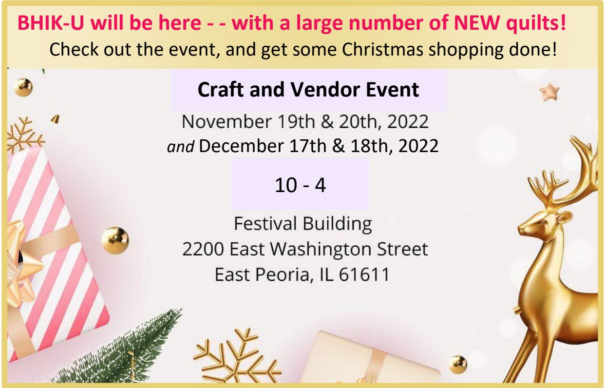 Christmas craft and vendor event